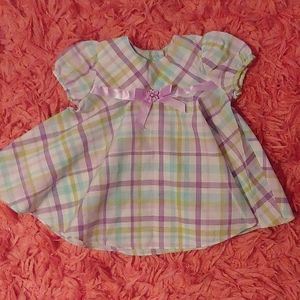 Bonnie Baby plaid dress
